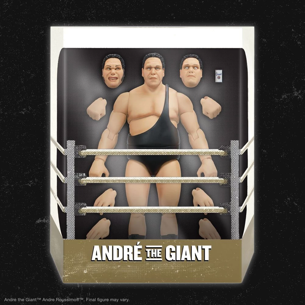 SUPER7 Andre The Giant Ultimates Action Figure Andre Black Singlet 20 Cm 8 SUPER7 Andre The Giant Ultimates Action Figure Andre Black Singlet 20 Cm - Image 6