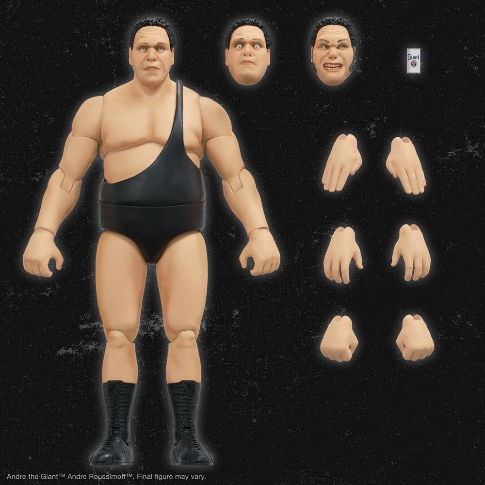 SUPER7 Andre The Giant Ultimates Action Figure Andre Black Singlet 20 Cm 9 SUPER7 Andre The Giant Ultimates Action Figure Andre Black Singlet 20 Cm - Image 7