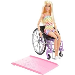 Barbie Blonde Wheelchair Doll -Children's Toy Store Barbie Blonde Wheelchair Doll Barbie 1682940720