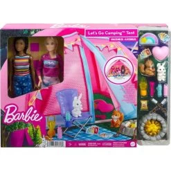 Barbie Let's Go Camping Tent Playset