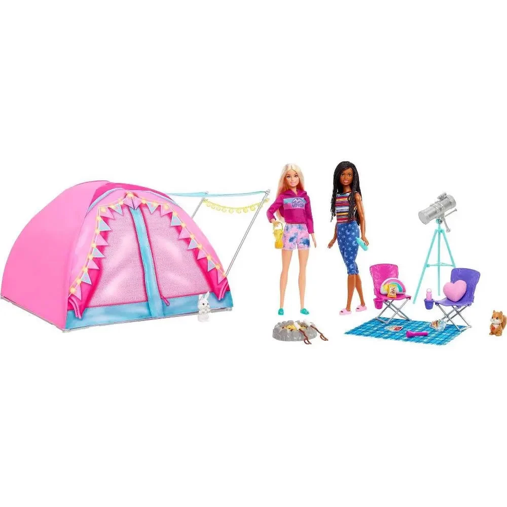 Barbie Let's Go Camping Tent Playset 4 Barbie Let's Go Camping Tent Playset - Image 2