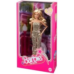 Barbie The Movie Doll Barbie In Gold Disco Jumpsuit -Children's Toy Store Barbie The Movie Doll Barbie in Gold Disco Jumpsuit Barbie 1685705467