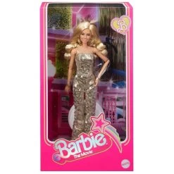 Barbie The Movie Doll Barbie In Gold Disco Jumpsuit -Children's Toy Store Barbie The Movie Doll Barbie in Gold Disco Jumpsuit Barbie 1685705471