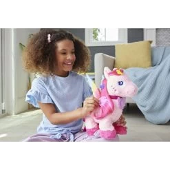 Barbie Touch Of Magic Walk & Flutter Pegasus Plush -Children's Toy Store Barbie Touch of Magic Walk Flutter Pegasus Plush Barbie 1688038860497
