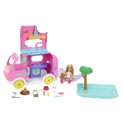Children's Toy Store -Children's Toy Store BarbieChelsea2 in 1CamperPlayset2