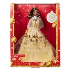 Barbie Signature 2023 Holiday Barbie Brunette Doll