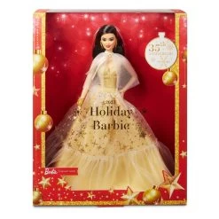Barbie Signature 2023 Holiday Barbie Dark Hair Doll