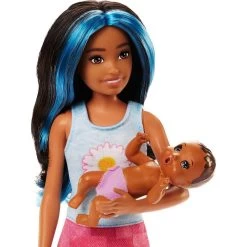 Barbie Skipper Babysitters Crib Black Hair Doll & Playset -Children's Toy Store BarbieSkipperBabysittersCribBlackHairDoll Playset6