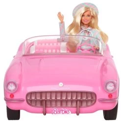 Barbie The Movie Vehicle Pink Corvette Convertible -Children's Toy Store BarbieTheMovieVehiclePinkCorvetteConvertible8