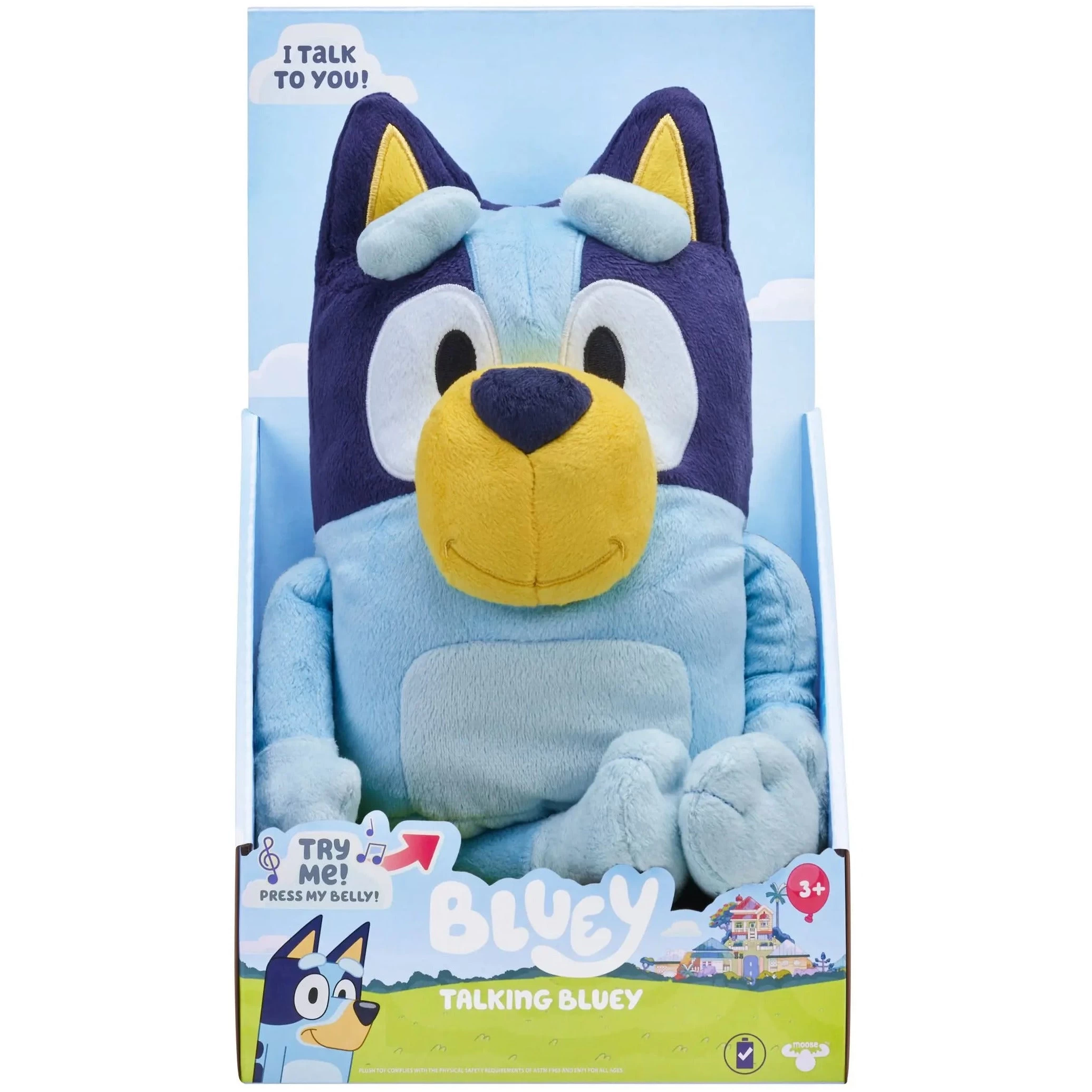 Bluey 12" Bluey Interactive Plush 3 Bluey 12" Bluey Interactive Plush