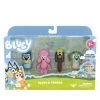 Bluey Figure 4-Pack Figures - Bluey & Friends