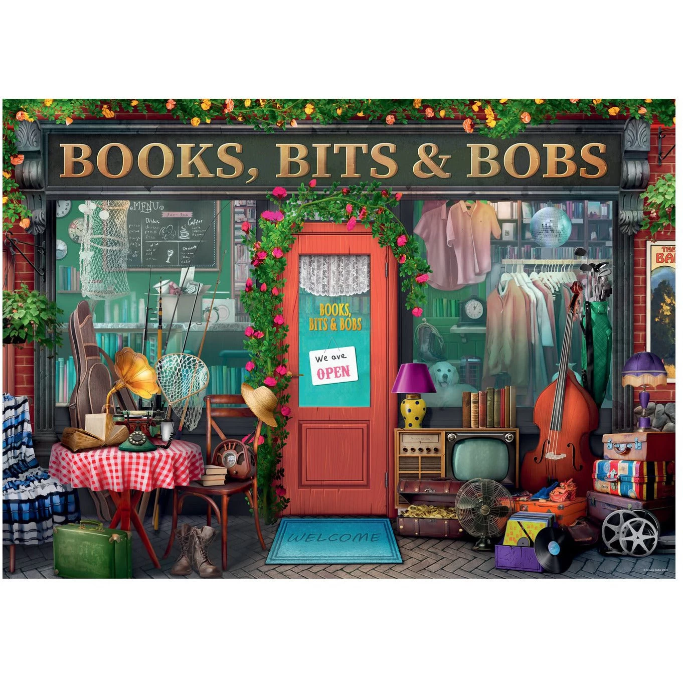 Ravensburger Books, Bits & Bobs 1000 Piece Jigsaw Puzzle 4 Ravensburger Books, Bits & Bobs 1000 Piece Jigsaw Puzzle - Image 2