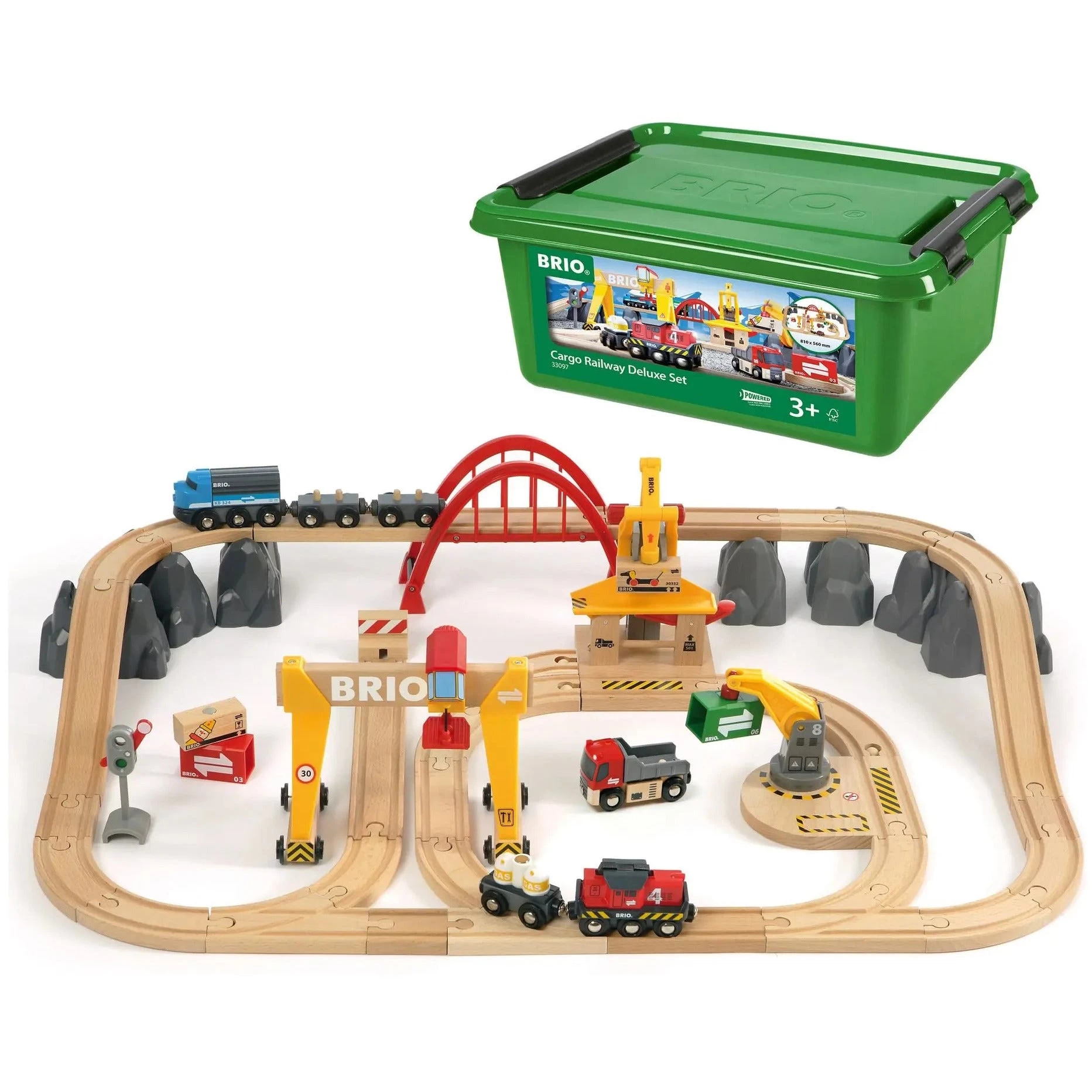 Brio World Cargo Railway Deluxe Set 3 Brio World Cargo Railway Deluxe Set