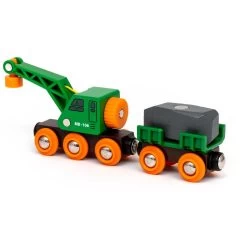 Brio World Clever Crane Wagon -Children's Toy Store Brio World Clever Crane Wagon BRIO 1685720293