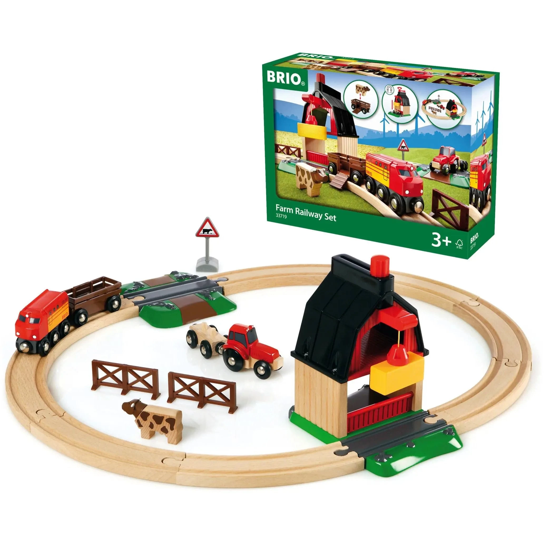 Brio World Farm Railway Set 3 Brio World Farm Railway Set