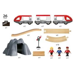 Brio World Railway Starter Set A 20 Brio World Railway Starter Set A -Children's Toy Store Brio World Railway Starter Set A BRIO 1685953032