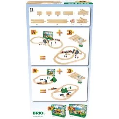 Brio World Railway Track Starter Pack B -Children's Toy Store Brio World Railway Track Starter Pack B BRIO 1685639839