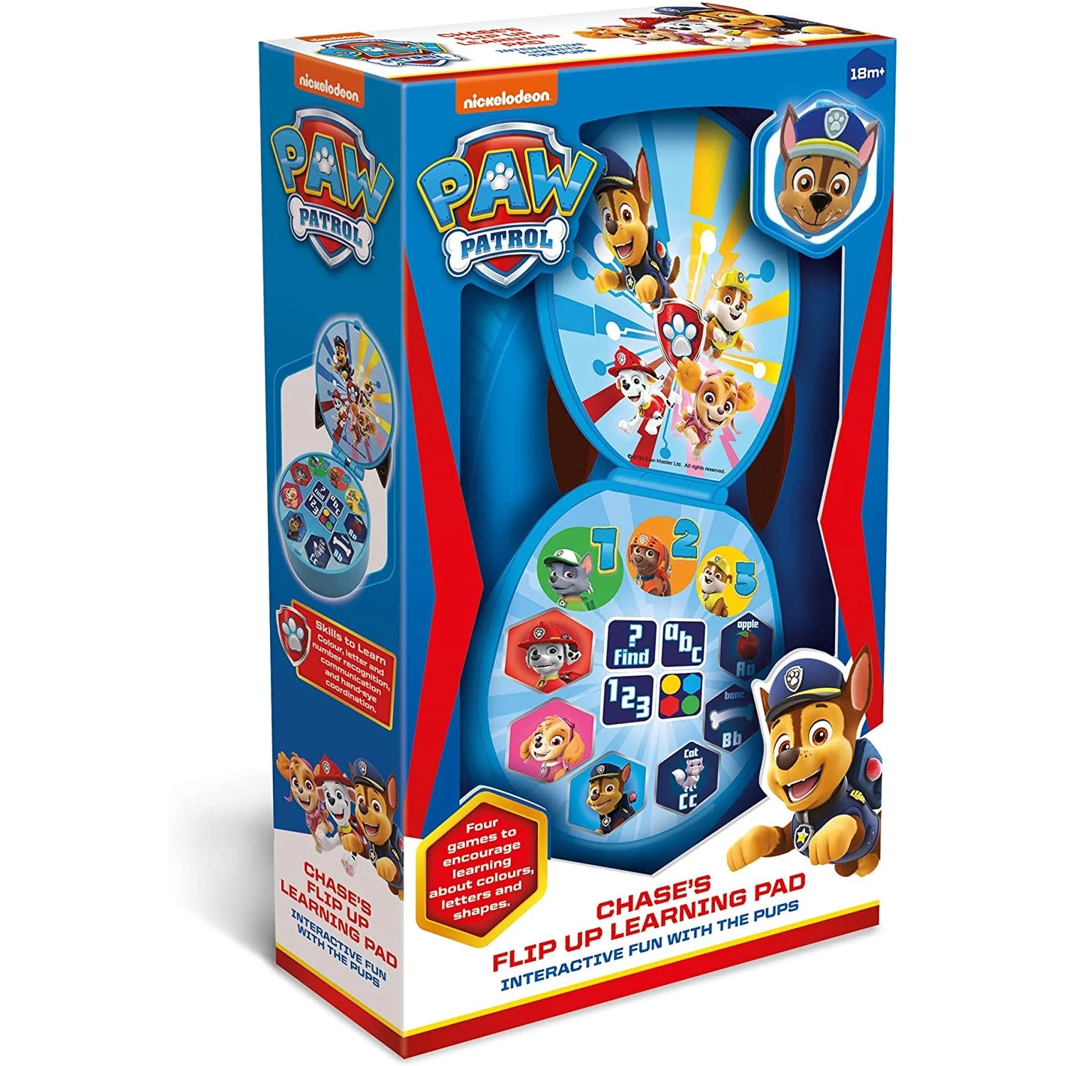 Paw Patrol Chase's Flip Up Learning Pad 3 Paw Patrol Chase's Flip Up Learning Pad