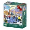 Christmas Nostalgia Collection: Skating By The Church 1000 Piece Jigsaw Puzzle