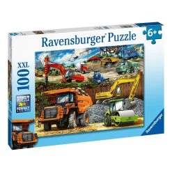 Ravensburger Construction Vehicles XXL 100 Piece Jigsaw Puzzle -Children's Toy Store Construction Vehicles XXL 100 Piece Jigsaw Puzzle Ravensburger 1687964403309