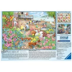 Ravensburger Cosy Café No.1 Beach Garden 1000 Piece Jigsaw Puzzle 11 Ravensburger Cosy Café No.1 Beach Garden 1000 Piece Jigsaw Puzzle -Children's Toy Store CosyCafeNo.1BeachGarden1000PieceJigsawPuzzle3