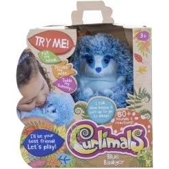 Curlimals Blue The Badger