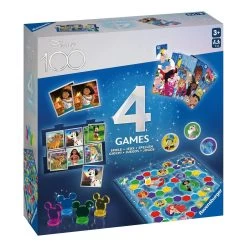 Ravensburger Disney 100th Anniversary 4 In 1 Games Box -Children's Toy Store Disney 100th Anniversary 4 in 1 Games Box Ravensburger 1687965808396