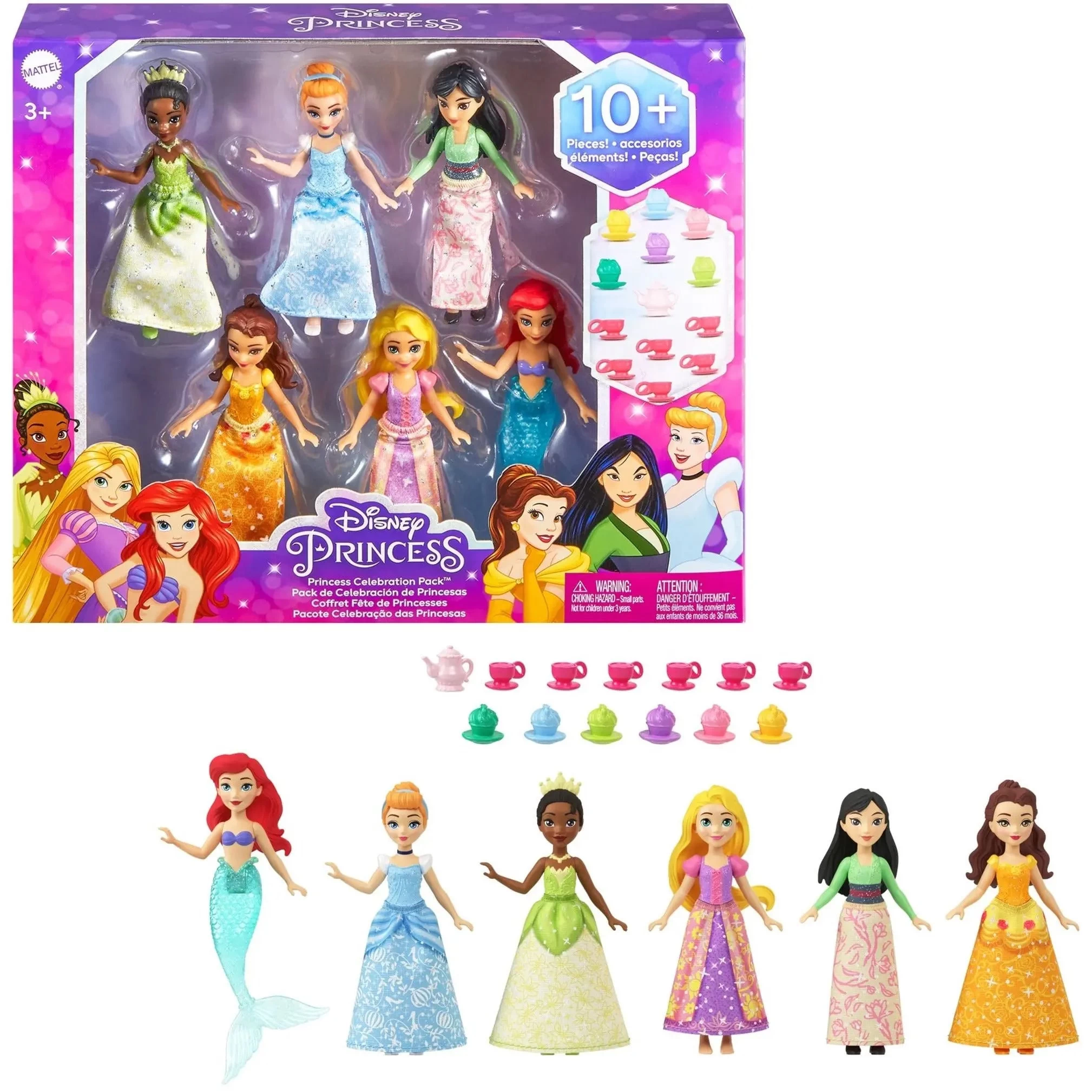 Disney Princess Small Dolls 6 Pack 4 Disney Princess Small Dolls 6 Pack - Image 2