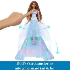 Disney The Little Mermaid Transforming Ariel Doll -Children's Toy Store Disney The Little Mermaid Transforming Ariel Doll Disney 1682582750