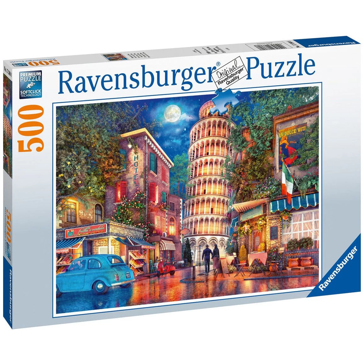 Ravensburger Evening In Pisa 500 Piece Jigsaw Puzzle 4 Ravensburger Evening In Pisa 500 Piece Jigsaw Puzzle - Image 2