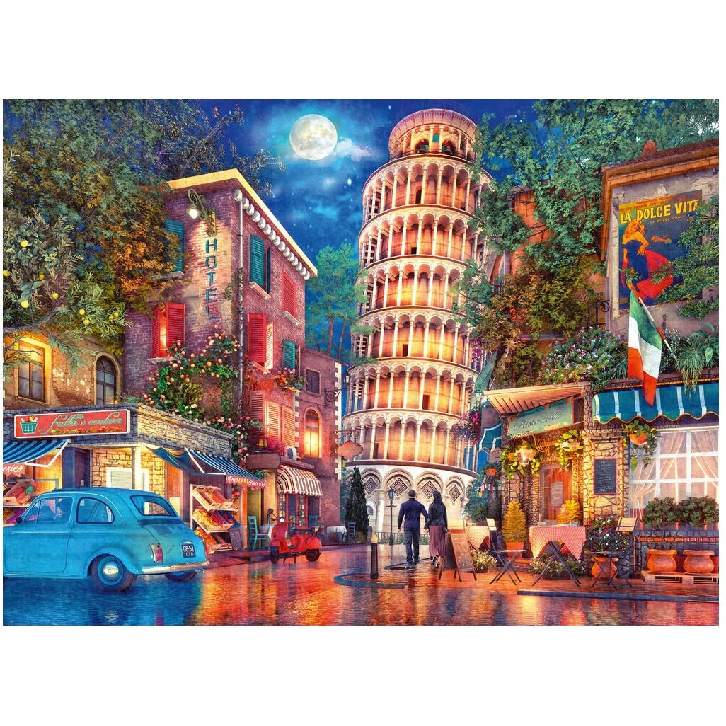 Ravensburger Evening In Pisa 500 Piece Jigsaw Puzzle 5 Ravensburger Evening In Pisa 500 Piece Jigsaw Puzzle - Image 3