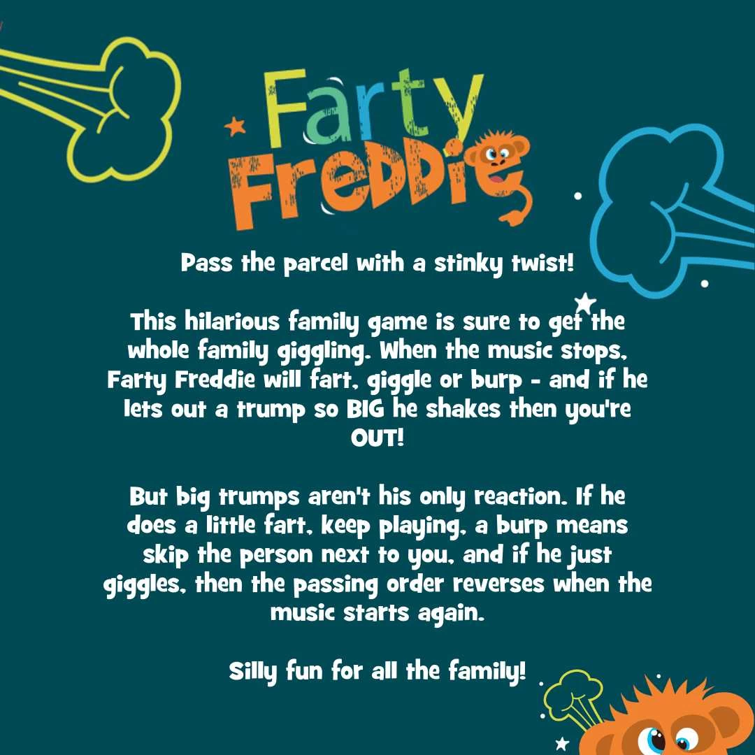 Farty Freddie Pass The Parcel Game 7 Farty Freddie Pass The Parcel Game - Image 5