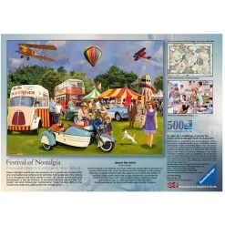 Ravensburger Festival Of Nostalgia 500 Piece Jigsaw Puzzle -Children's Toy Store FestivalofNostalgia500PieceJigsawPuzzle3