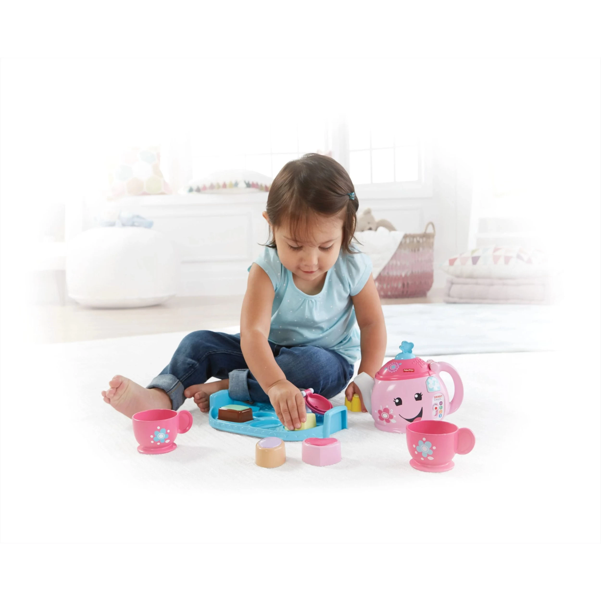 Fisher Price Laugh & Learn Smart Stages Toddler Tea Set 4 Fisher Price Laugh & Learn Smart Stages Toddler Tea Set - Image 2