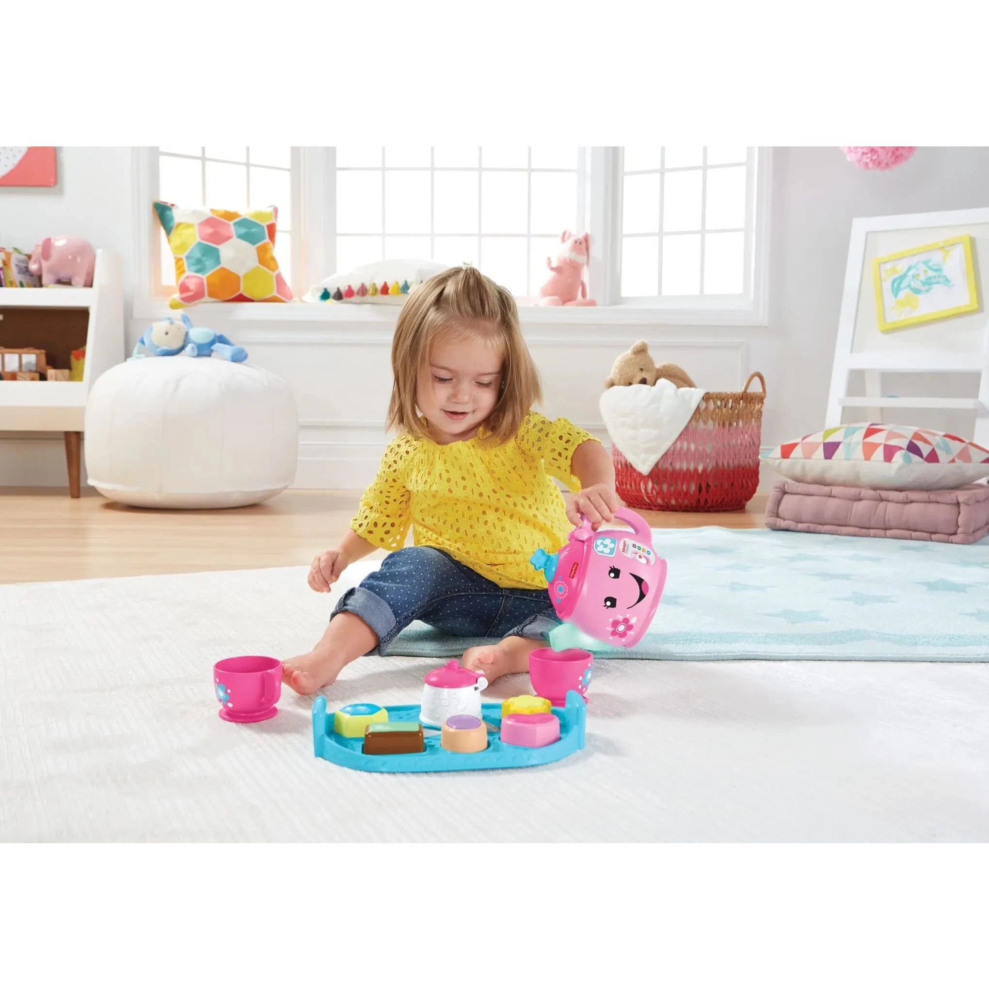 Fisher Price Laugh & Learn Smart Stages Toddler Tea Set 6 Fisher Price Laugh & Learn Smart Stages Toddler Tea Set - Image 4