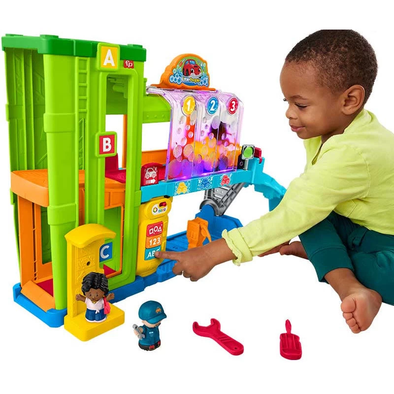 Fisher Price Fisher-Price Little People Light-Up Learning Garage 4 Fisher Price Fisher-Price Little People Light-Up Learning Garage - Image 2