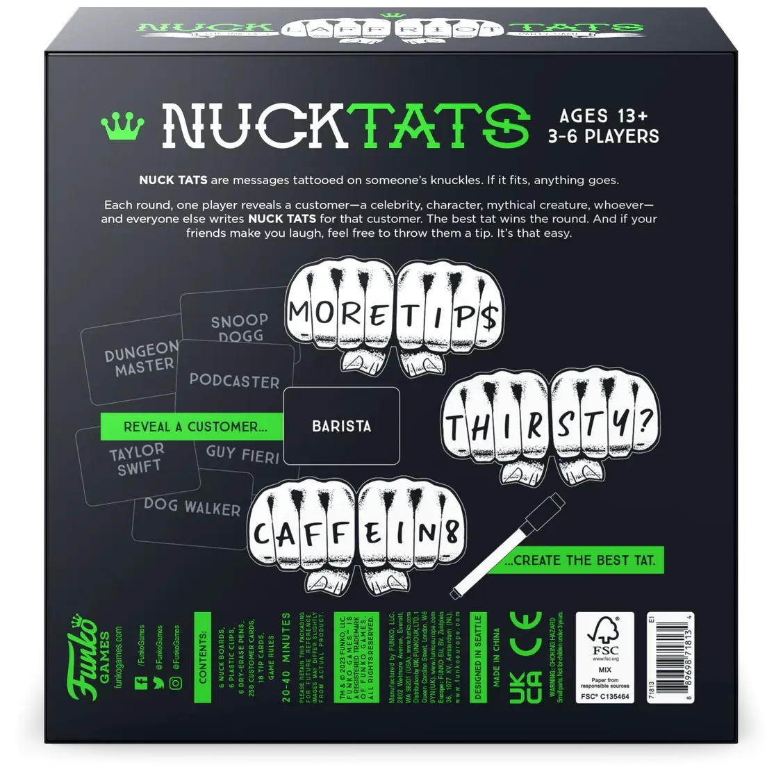 Funko Games - Nuck Tats 4 Funko Games - Nuck Tats - Image 2