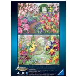 Ravensburger Happy Days No.5 Glorious Gardens 4x 500 Piece Jigsaw Puzzle -Children's Toy Store Happy Days No.5 Glorious Gardens 4x 500 Piece Jigsaw Puzzle Ravensburger 1685535310