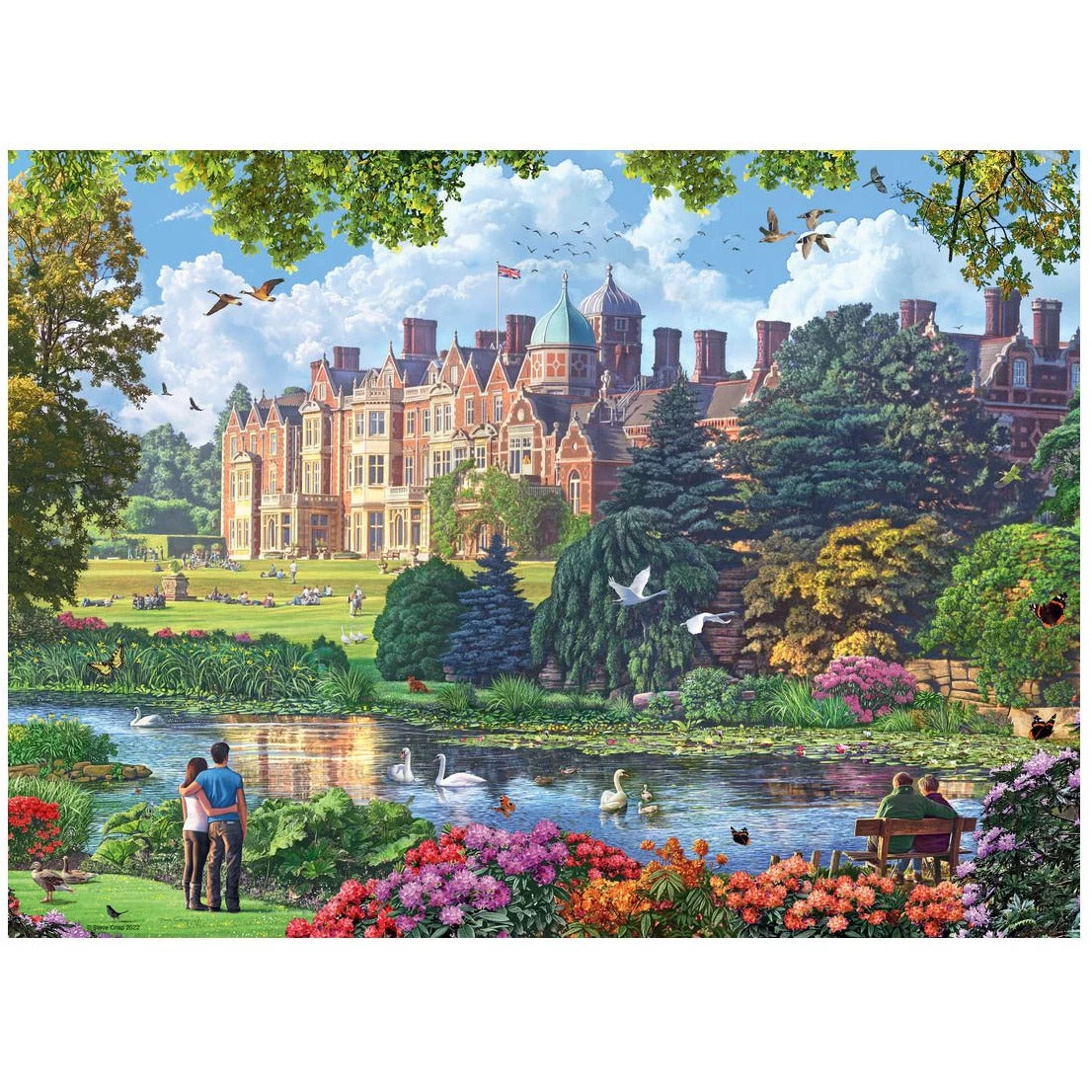 Ravensburger Happy Days Collection No.4 Royal Residences 4x 500 Piece Jigsaw Puzzle 7 Ravensburger Happy Days Collection No.4 Royal Residences 4x 500 Piece Jigsaw Puzzle - Image 5