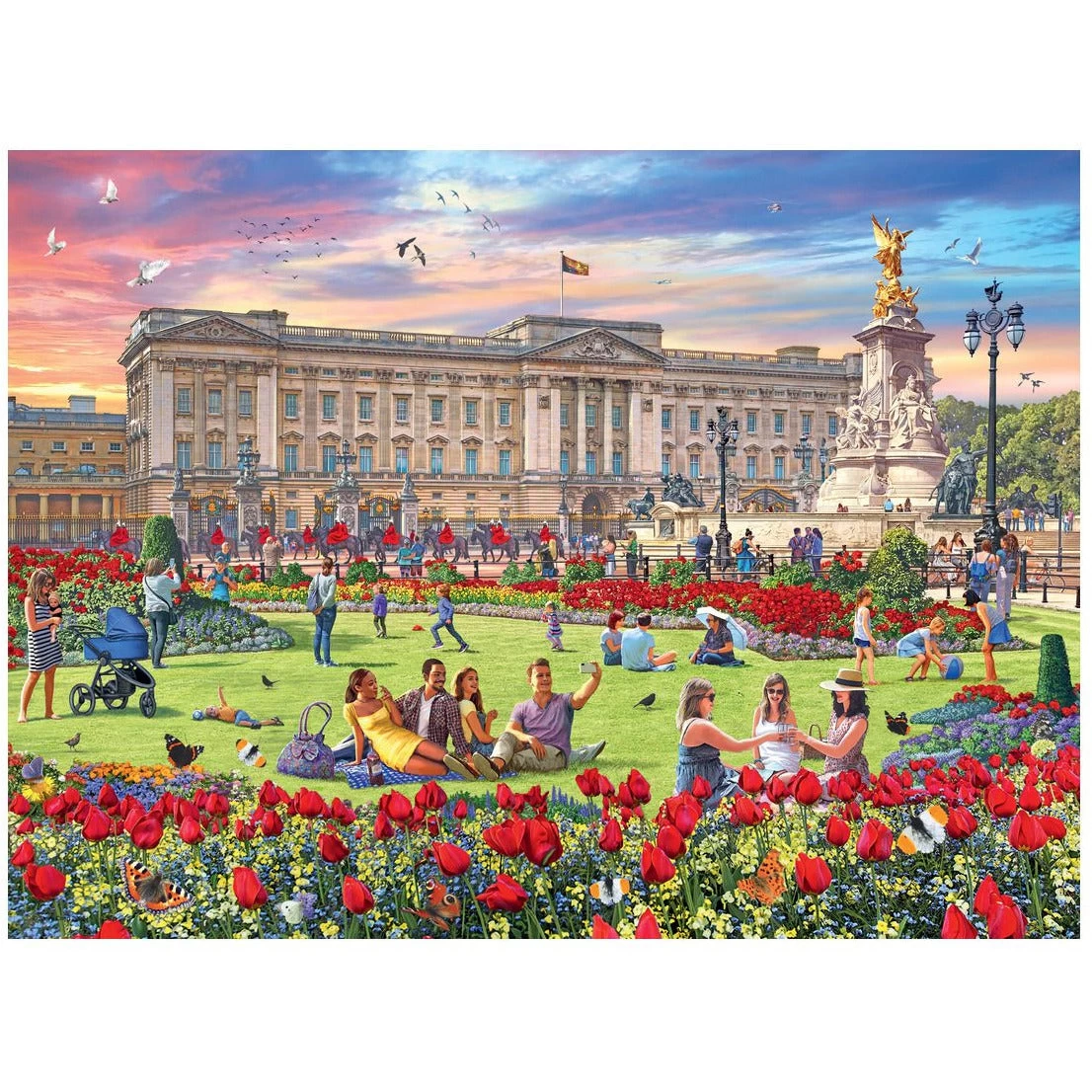 Ravensburger Happy Days Collection No.4 Royal Residences 4x 500 Piece Jigsaw Puzzle 9 Ravensburger Happy Days Collection No.4 Royal Residences 4x 500 Piece Jigsaw Puzzle - Image 7