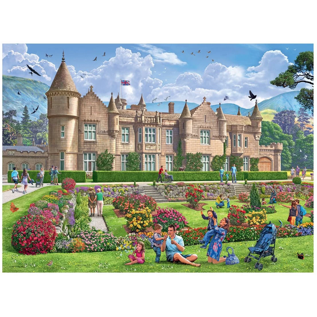 Ravensburger Happy Days Collection No.4 Royal Residences 4x 500 Piece Jigsaw Puzzle 10 Ravensburger Happy Days Collection No.4 Royal Residences 4x 500 Piece Jigsaw Puzzle - Image 8