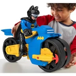 Imaginext DC Super Friends Batcycle And Batman Action Figure XL -Children's Toy Store Imaginext DC Super Friends Batcycle and Batman Action Figure XL Imaginext 1687950470451