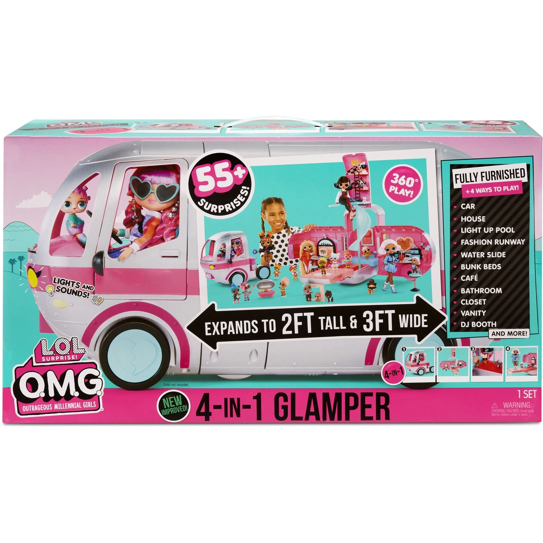 LOL Surprise L.O.L Surprise OMG 4-in-1 Glamper 3 LOL Surprise L.O.L Surprise OMG 4-in-1 Glamper