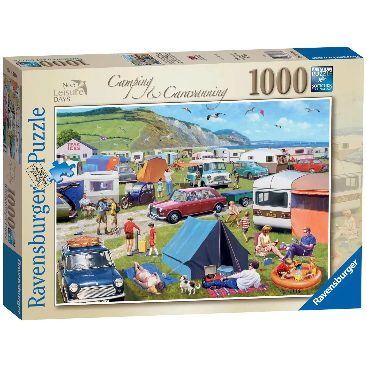 Ravensburger Leisure Days No.5 Camping & Caravanning 1000 Piece Jigsaw Puzzle 3 Ravensburger Leisure Days No.5 Camping & Caravanning 1000 Piece Jigsaw Puzzle