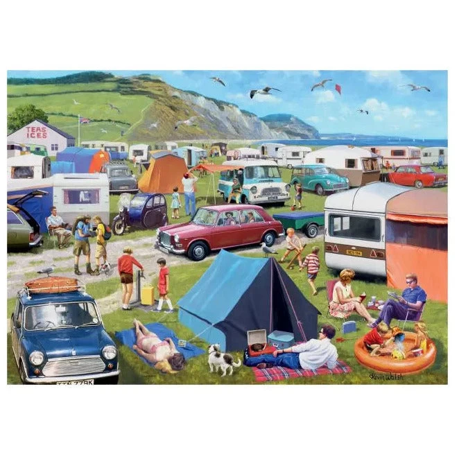 Ravensburger Leisure Days No.5 Camping & Caravanning 1000 Piece Jigsaw Puzzle 4 Ravensburger Leisure Days No.5 Camping & Caravanning 1000 Piece Jigsaw Puzzle - Image 2