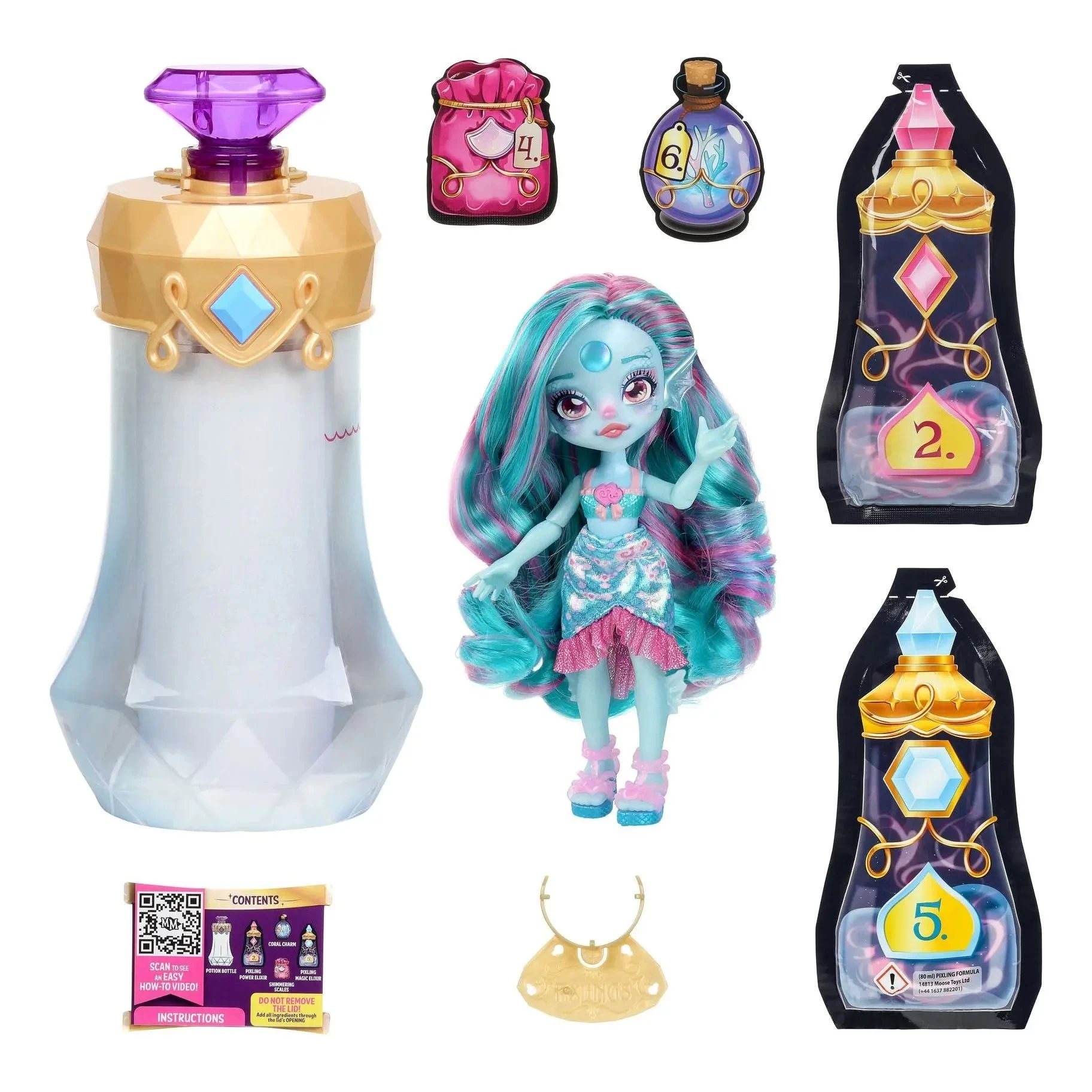 Magic Mixies Pixlings - Aqua 7 Magic Mixies Pixlings - Aqua - Image 5