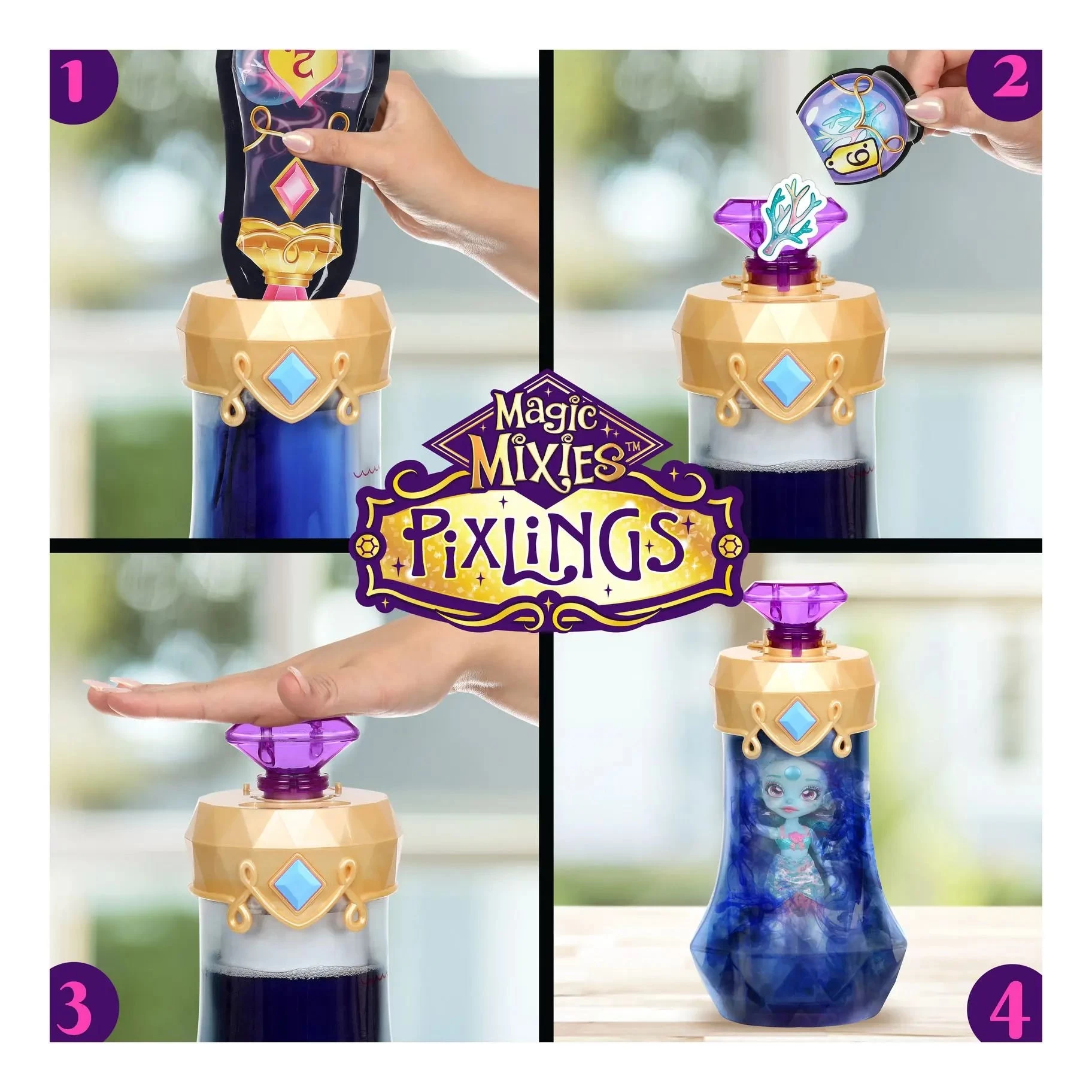 Magic Mixies Pixlings - Aqua 8 Magic Mixies Pixlings - Aqua - Image 6