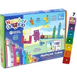 Learning Resources Mathlink Cubes Numberblocks 1-10 Activity Set