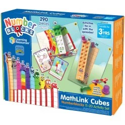 Learning Resources Mathlink Cubes Numberblocks 11-20 Activity Set