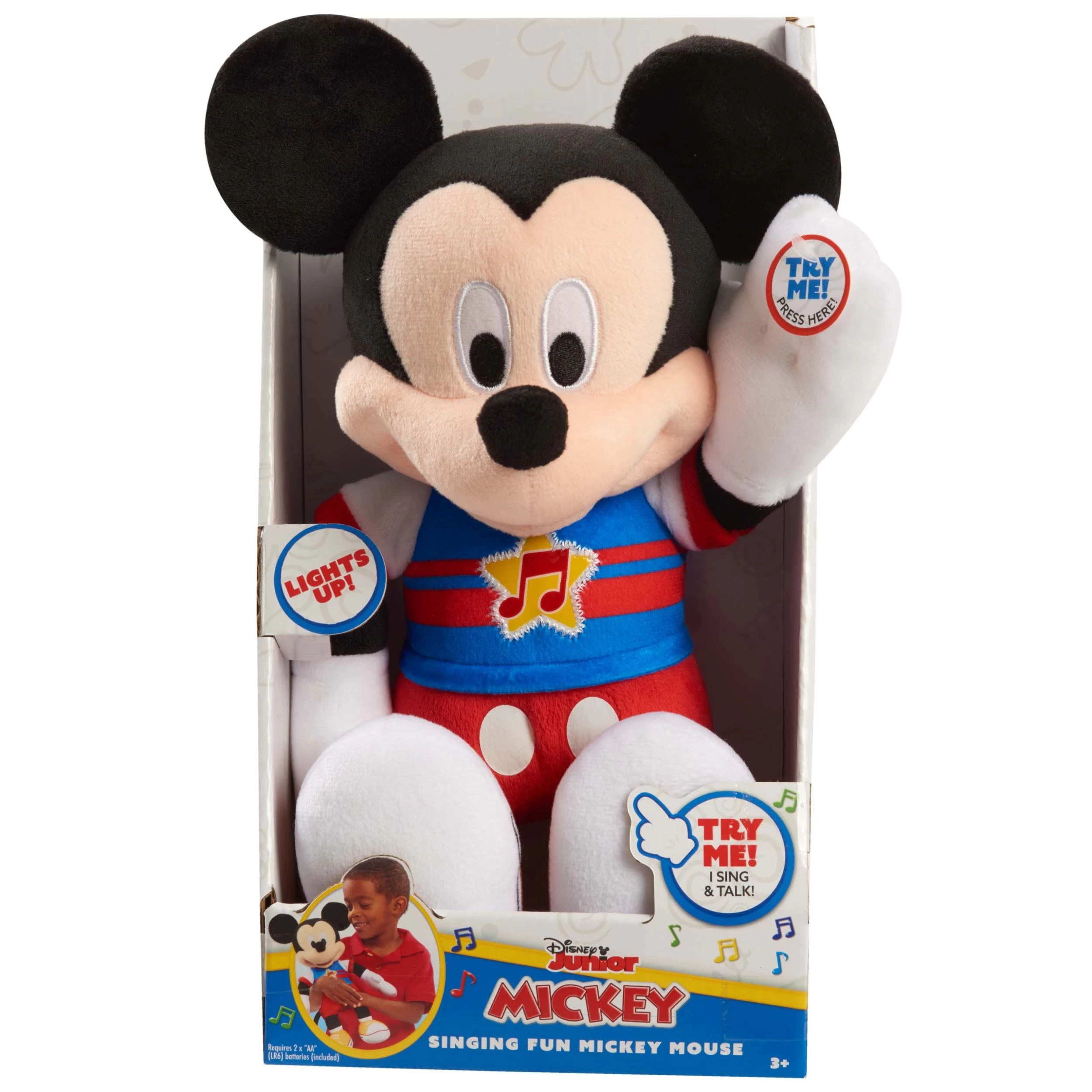 Disney Mickey Mouse 12" Singing Fun Plush 3 Disney Mickey Mouse 12" Singing Fun Plush